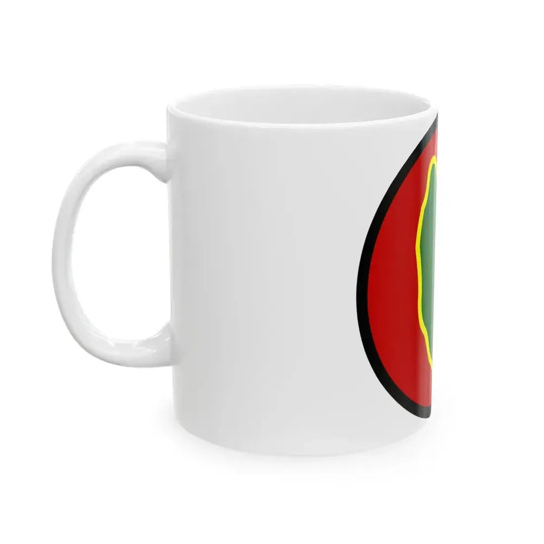 24 Infantry Division SSI (U.S. Army) White Coffee Mug - Go Mug Yourself