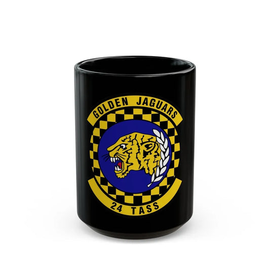 24 Tactical Air Support Squadron ACC (U.S. Air Force) Black Coffee Mug-15oz-Go Mug Yourself