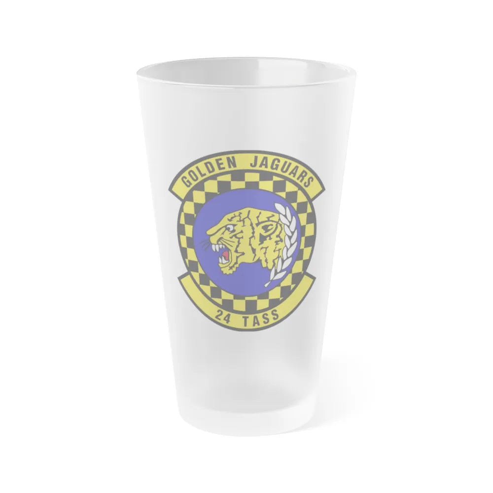 24 Tactical Air Support Squadron ACC (U.S. Air Force) Frosted Pint Glass 16oz-Go Mug Yourself