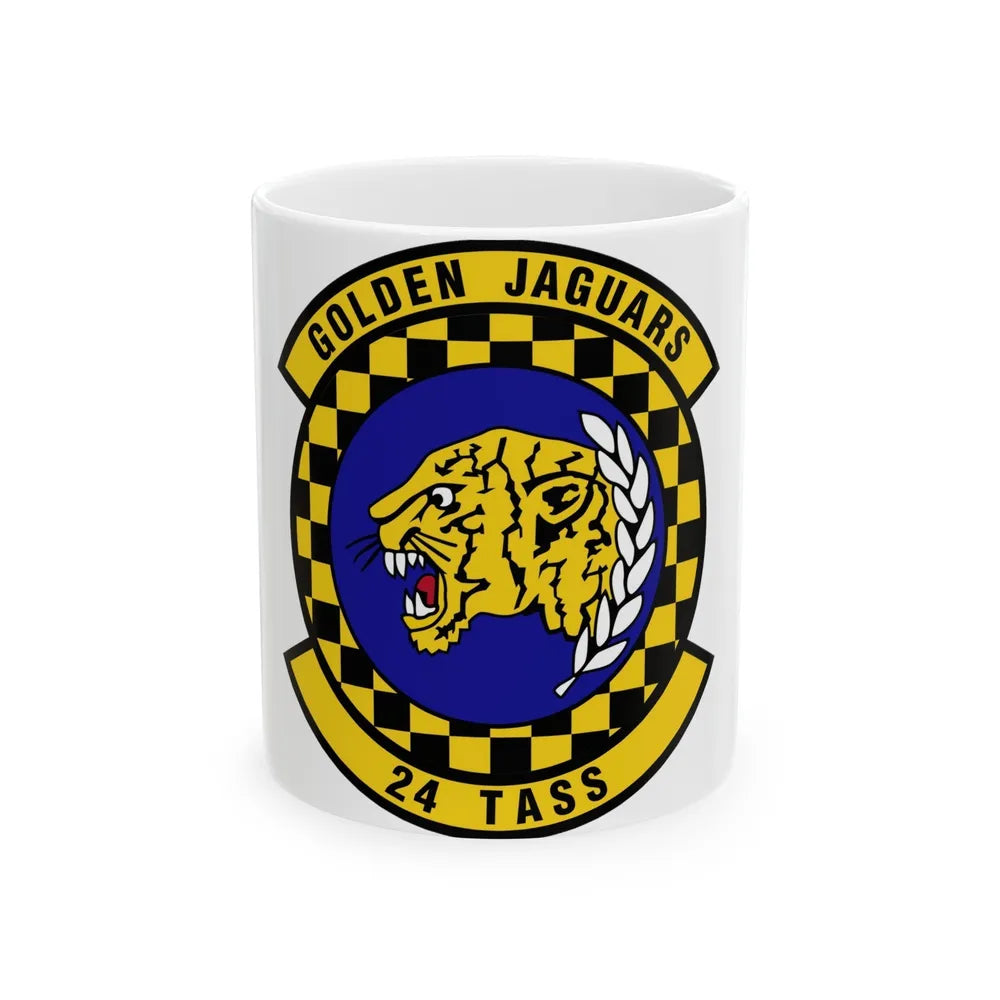 24 Tactical Air Support Squadron ACC (U.S. Air Force) White Coffee Mug-11oz-Go Mug Yourself