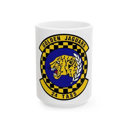 24 Tactical Air Support Squadron ACC (U.S. Air Force) White Coffee Mug 15oz - Go Mug Yourself
