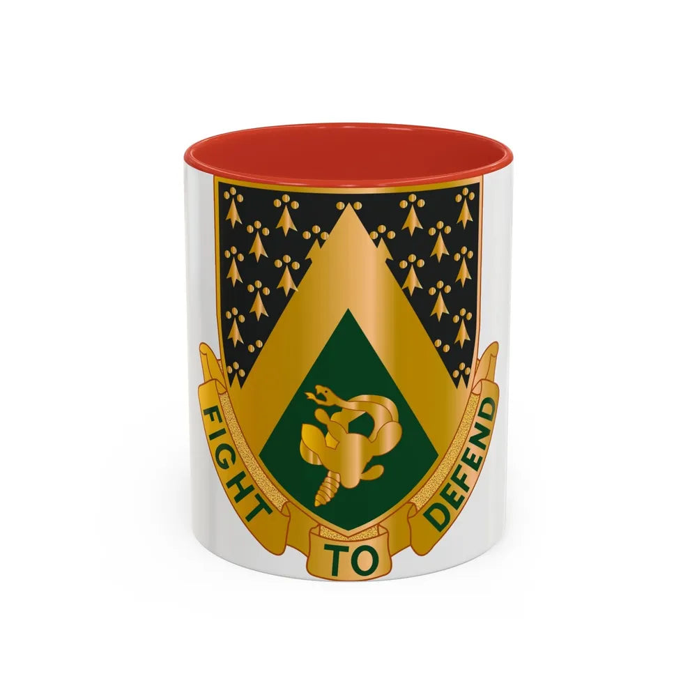 240 Cavalry Regiment (U.S. Army) Accent Coffee Mug-11oz-Red-Go Mug Yourself