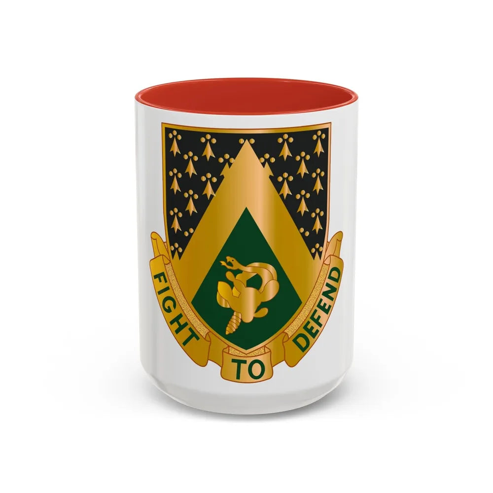 240 Cavalry Regiment (U.S. Army) Accent Coffee Mug-15oz-Pink-Go Mug Yourself