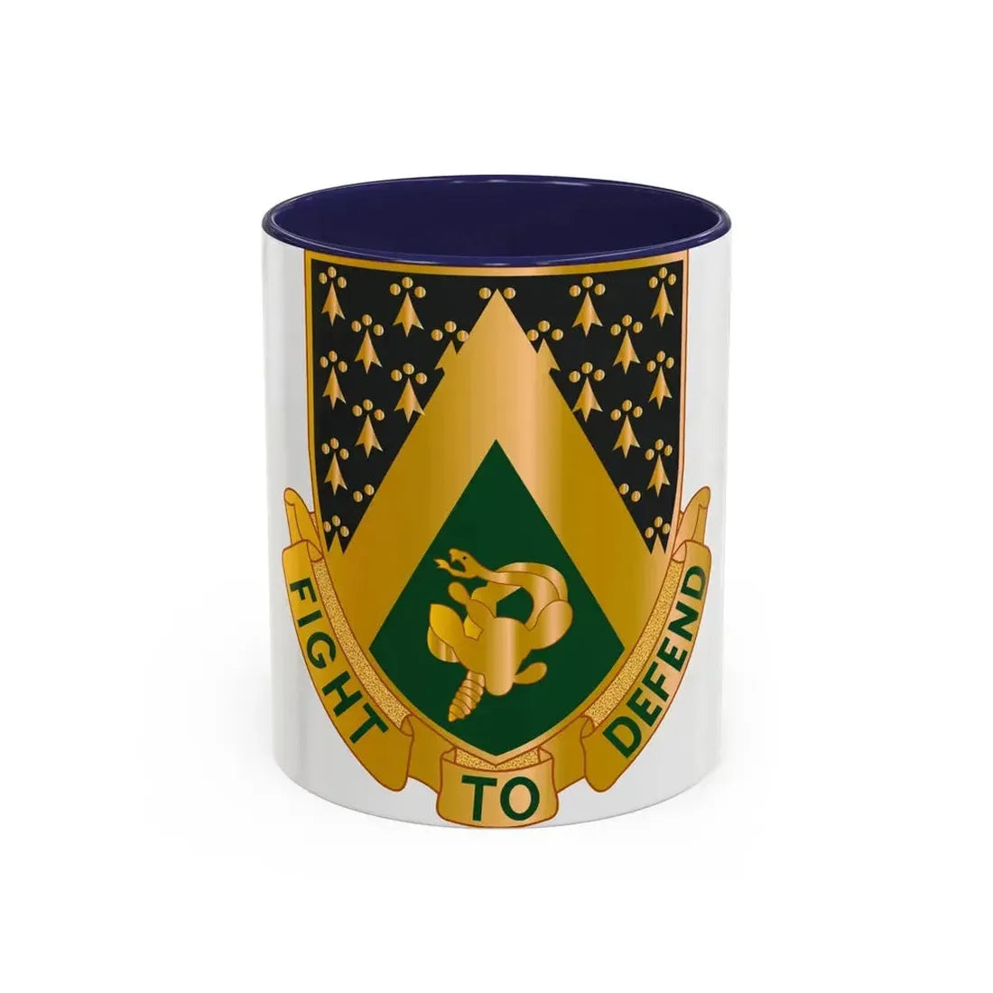 240 Cavalry Regiment (U.S. Army) Accent Coffee Mug 11oz Navy - Go Mug Yourself