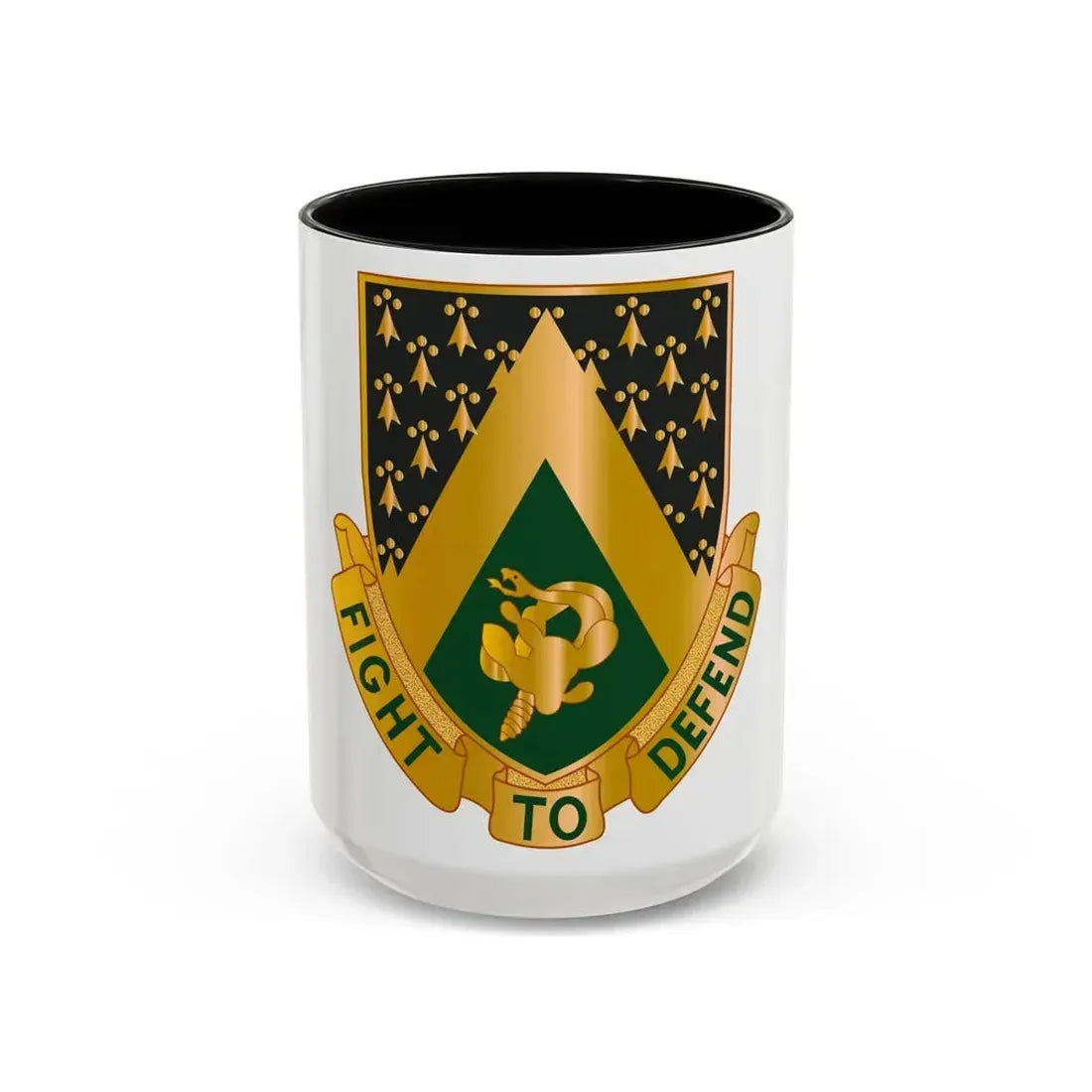 240 Cavalry Regiment (U.S. Army) Accent Coffee Mug 15oz Black - Go Mug Yourself
