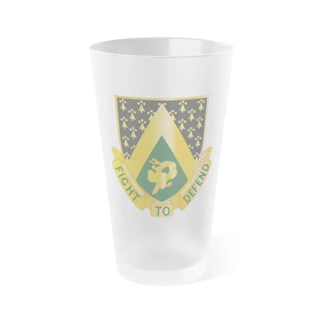 240 Cavalry Regiment (U.S. Army) Frosted Pint Glass 16oz Default Title - Go Mug Yourself