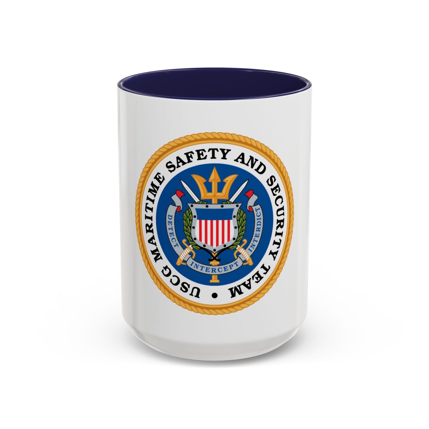 CG Maritime Safety & Security Team (U.S. Coast Guard) Accent Coffee Mug