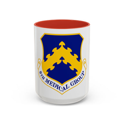 8 Medical Group PACAF (U.S. Air Force) Accent Coffee Mug