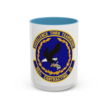902d Contracting Squadron (U.S. Air Force) Accent Coffee Mug