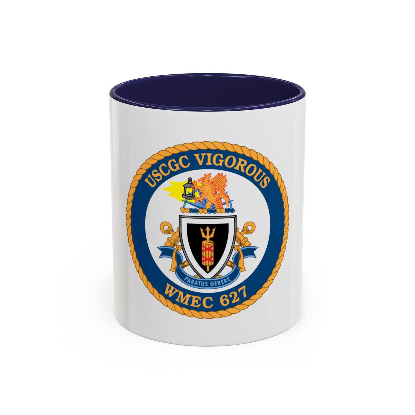 USCGC Vigorous WMEC 627 (U.S. Coast Guard) Accent Coffee Mug