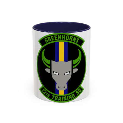 12 Training Sq AETC (U.S. Air Force) Accent Coffee Mug