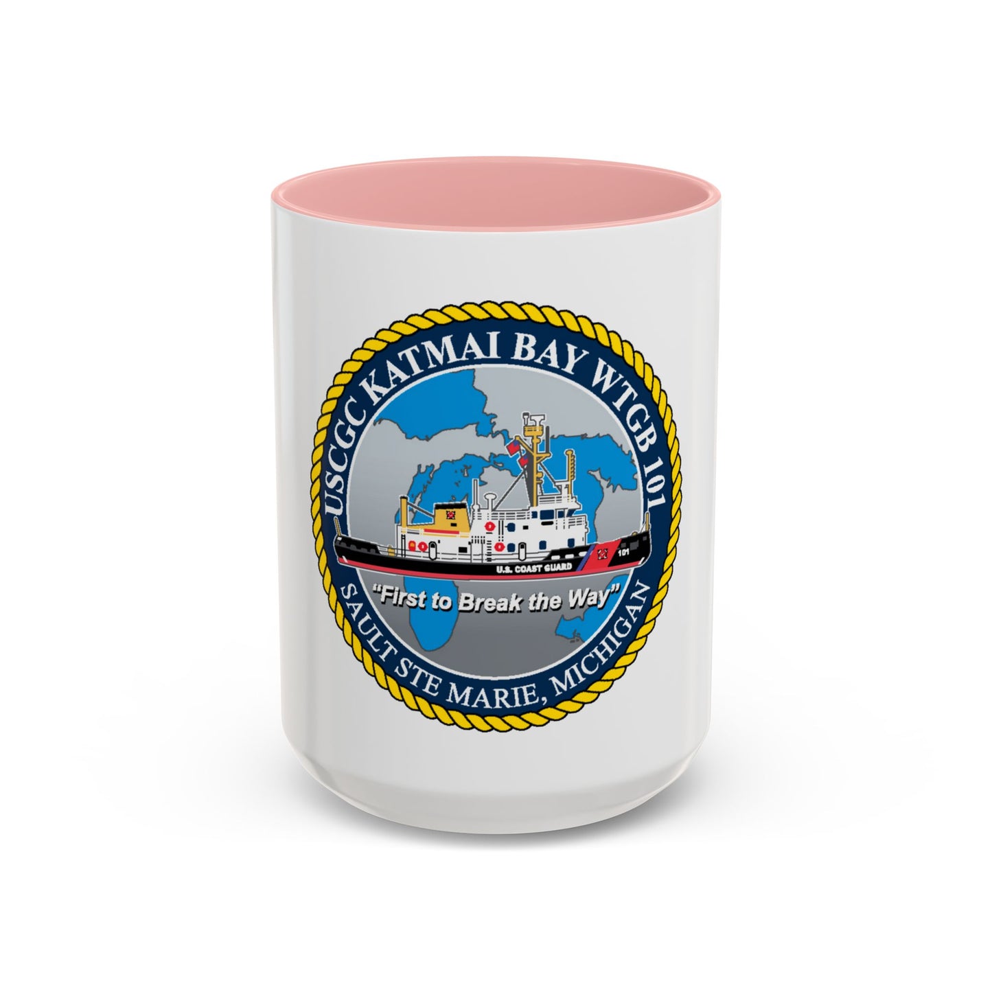 USCG Katmai Bay WTGB 101 (U.S. Coast Guard) Accent Coffee Mug