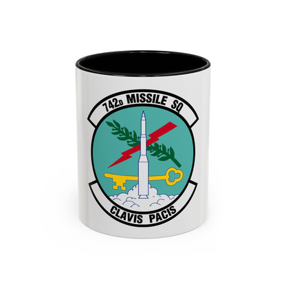742 Missile Squadron AFGSC (U.S. Air Force) Accent Coffee Mug