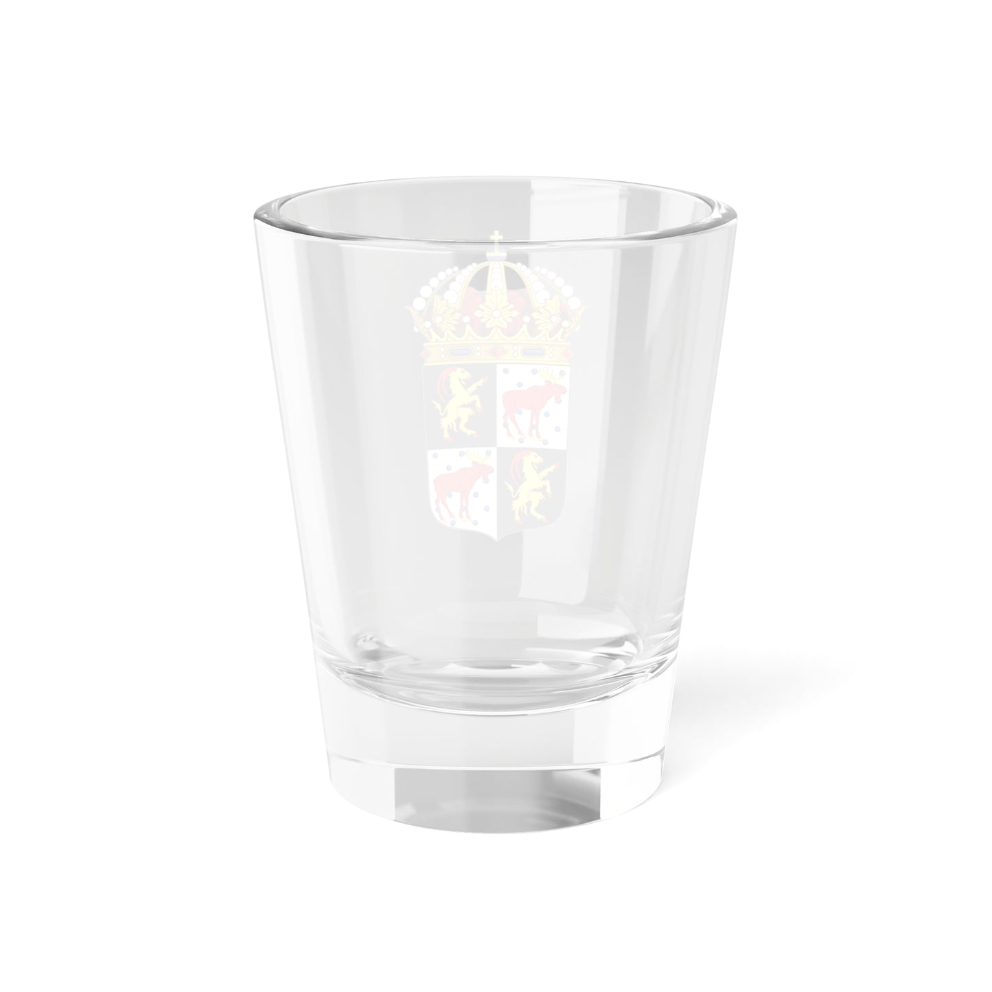 Gävleborgs län vapen crowned (Sweden) (Coat of Arms) Shot Glass 1.5oz