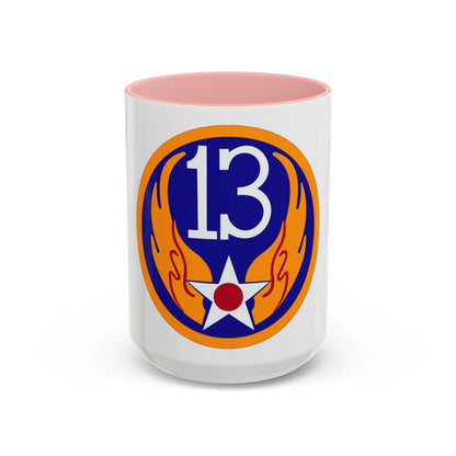 13 Air Force (U.S. Army) Accent Coffee Mug