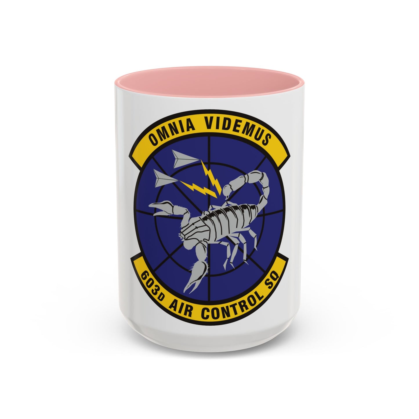 603d Air Control Squadron (U.S. Air Force) Accent Coffee Mug