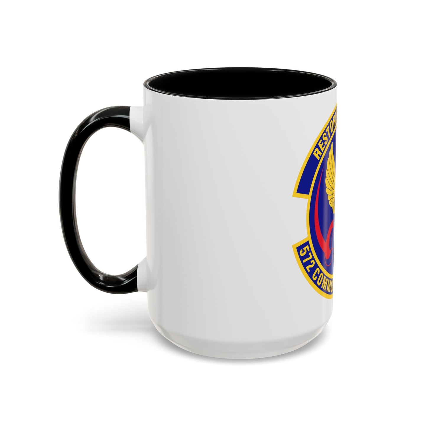 572d Commodities Maintenance Squadron (U.S. Air Force) Accent Coffee Mug