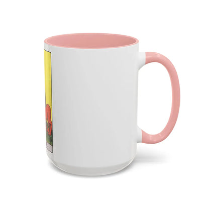 Strength (Tarot Card) Accent Coffee Mug-Go Mug Yourself