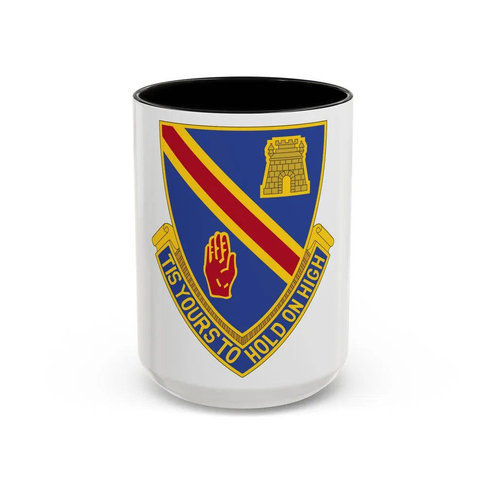 241 Engineer Battalion (U.S. Army) Accent Coffee Mug-15oz-Black-Go Mug Yourself