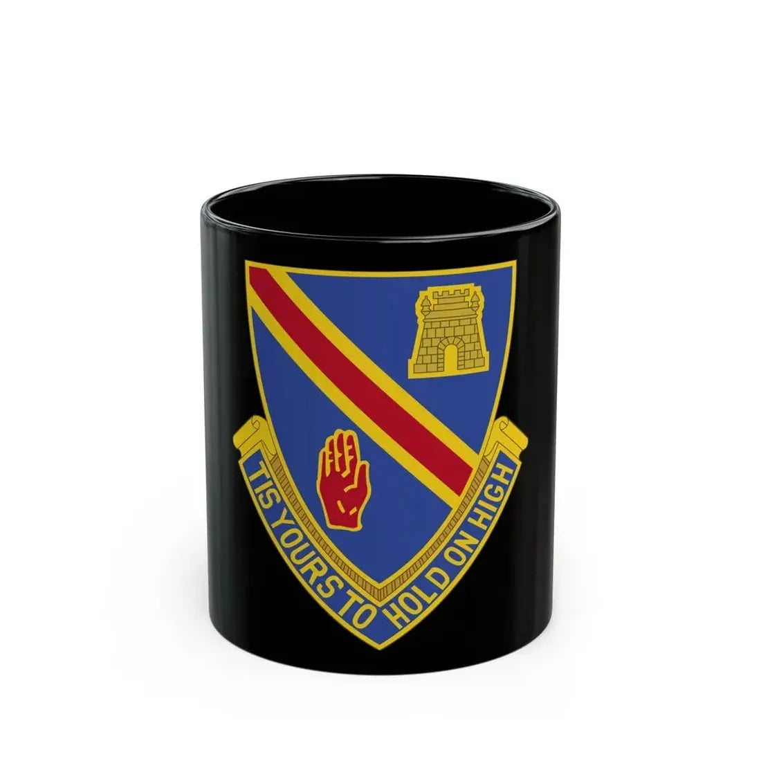 241 Engineer Battalion (U.S. Army) Black Coffee Mug 11oz - Go Mug Yourself