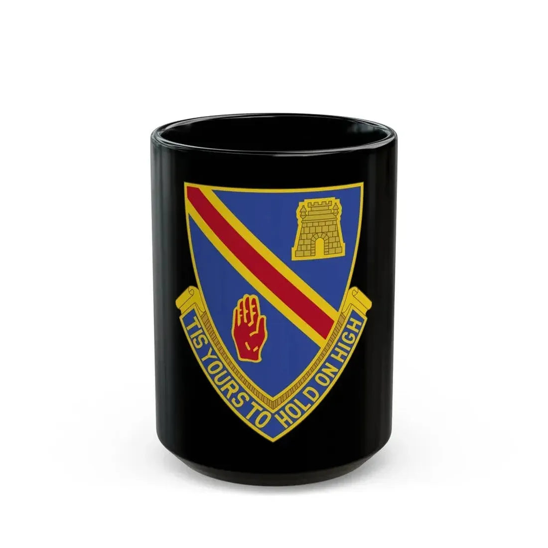 241 Engineer Battalion (U.S. Army) Black Coffee Mug 15oz - Go Mug Yourself