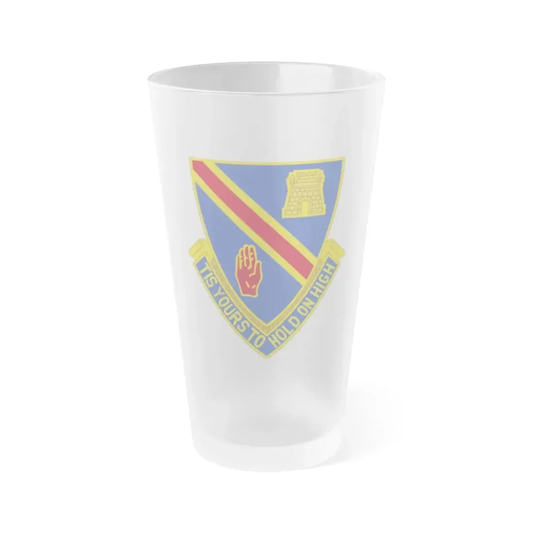 241 Engineer Battalion (U.S. Army) Frosted Pint Glass 16oz Default Title - Go Mug Yourself