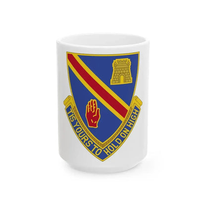 241 Engineer Battalion (U.S. Army) White Coffee Mug 15oz - Go Mug Yourself
