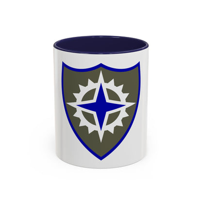 XVI Corps (U.S. Army) Accent Coffee Mug