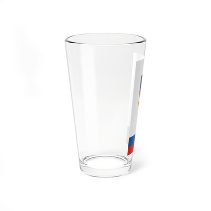 Flag of Kunadacs vertical (Hungary) Pint Glass 16oz