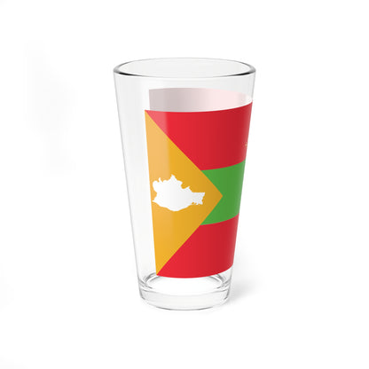 Flag of Santiago Matatlán Oaxaca (Mexico) Pint Glass 16oz