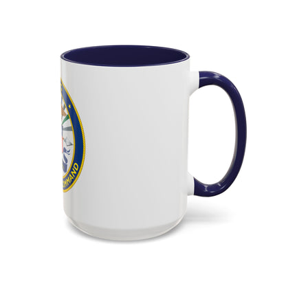 USCG Personnel Command (U.S. Coast Guard) Accent Coffee Mug