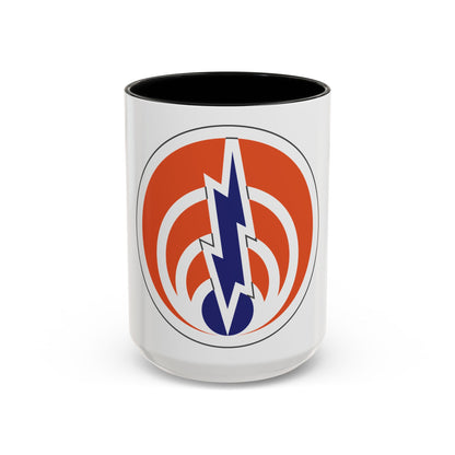 1st Signal Command (U.S. Army) Accent Coffee Mug