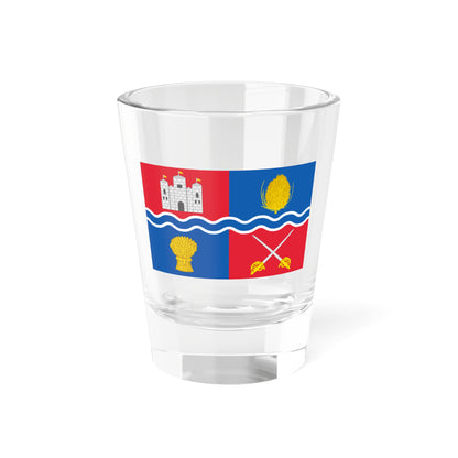 Flag of Newbury UK - Shot Glass 1.5oz