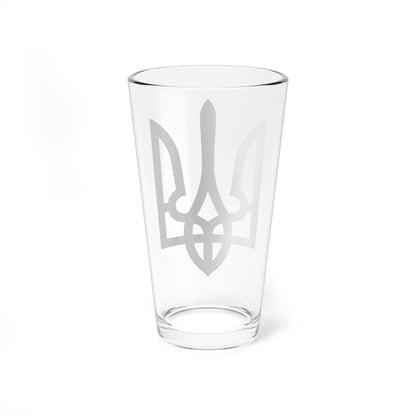Vlad1Trezub (Ukraine) (Coat of Arms) Pint Glass 16oz
