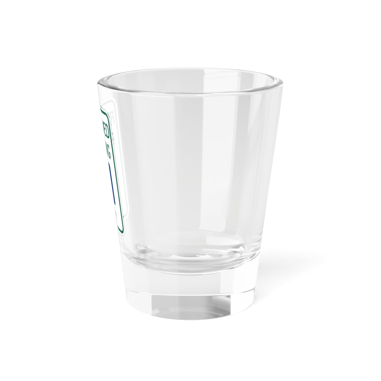 MUTCD-MI R7-8c (Michigan) (Road Sign) Shot Glass 1.5oz