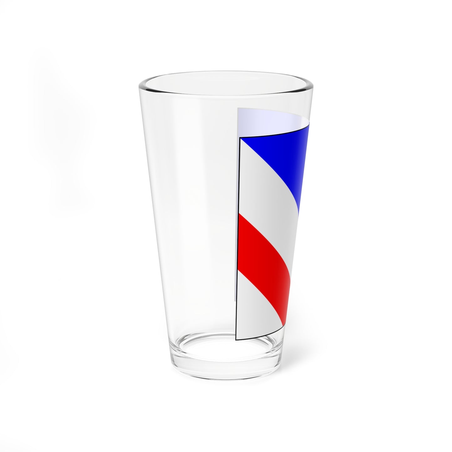 Flag of Zollikon Switzerland - Pint Glass 16oz