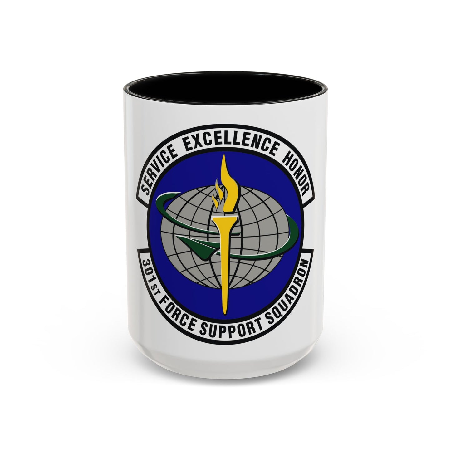 301st Force Support Squadron (U.S. Air Force) Accent Coffee Mug