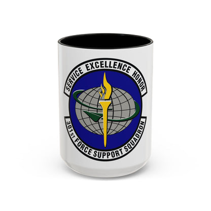301st Force Support Squadron (U.S. Air Force) Accent Coffee Mug