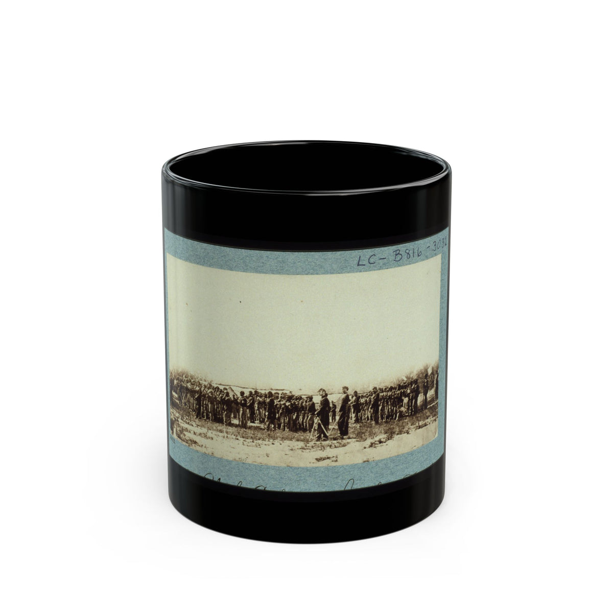 1st U.S. Colored Infantry (U.S. Civil War) Black Coffee Mug