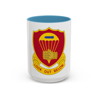 376 Airborne Field Artillery Battalion (U.S. Army) Accent Coffee Mug