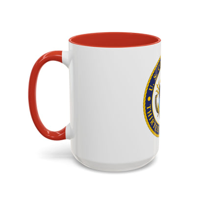 USCG Thirteenth District (U.S. Coast Guard) Accent Coffee Mug