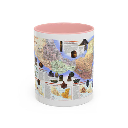 North America - Ancient Mesoamerica (1997) (Map) Accent Coffee Mug