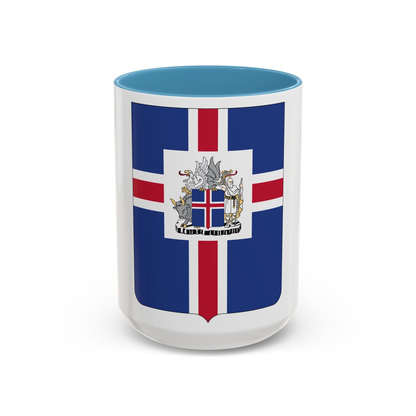 Coat of arms of the President of Iceland - Accent Coffee Mug