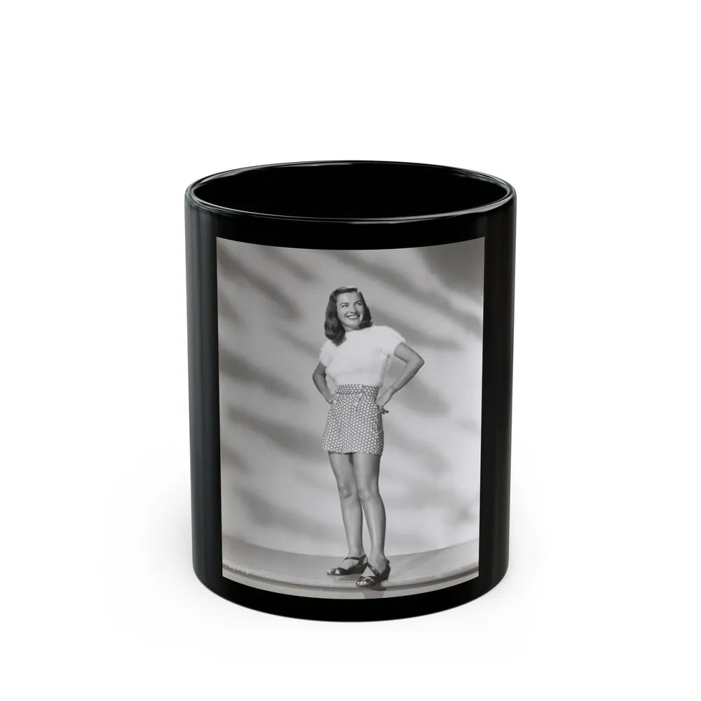 Ella Raines #218 (Vintage Female Icon) Black Coffee Mug-11oz-Go Mug Yourself