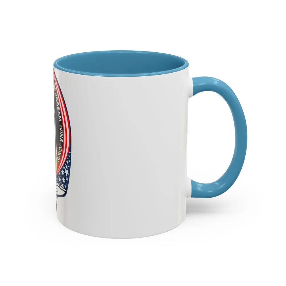 STS 98 (NASA) Accent Coffee Mug-Go Mug Yourself