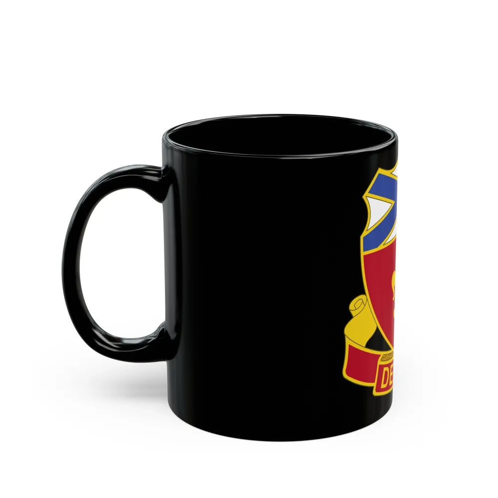 242 Engineer Battalion (U.S. Army) Black Coffee Mug-Go Mug Yourself