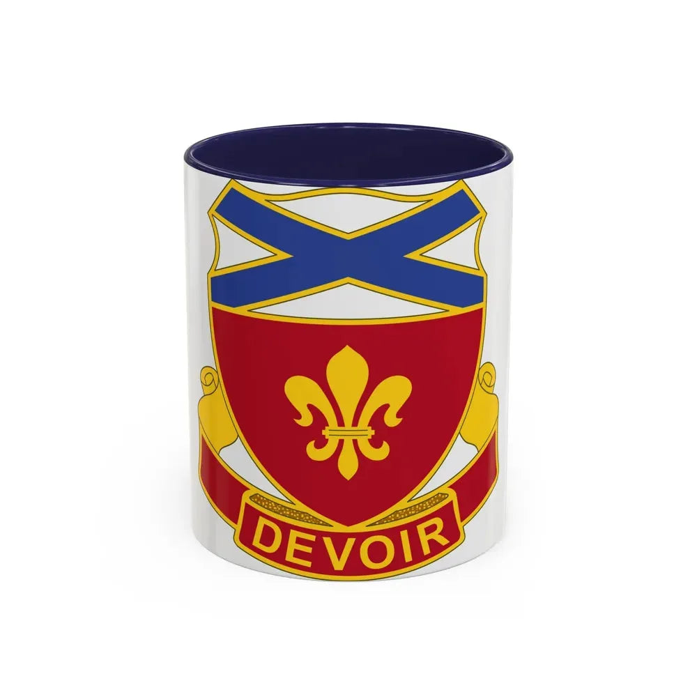 242 Engineer Battalion (U.S. Army) Accent Coffee Mug 11oz Navy - Go Mug Yourself