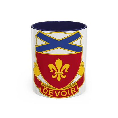 242 Engineer Battalion (U.S. Army) Accent Coffee Mug 11oz Navy - Go Mug Yourself