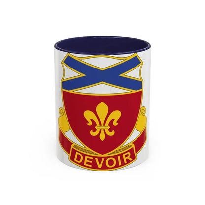 242 Engineer Battalion (U.S. Army) Accent Coffee Mug 11oz Navy - Go Mug Yourself