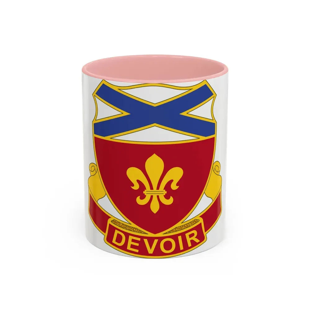242 Engineer Battalion (U.S. Army) Accent Coffee Mug 11oz Pink - Go Mug Yourself